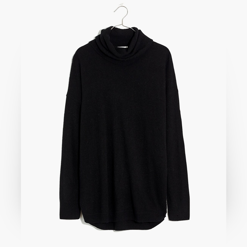 Madewell Crestland Side-Button Turtleneck Tunic S… - image 2